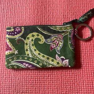 Vera Bradley Cotton Zip ID Wallet